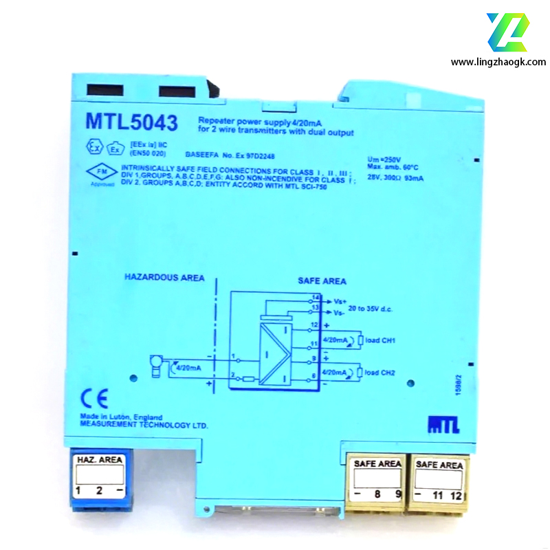 MTL安全栅/伊顿安全栅MTL5043模拟量输入安全栅