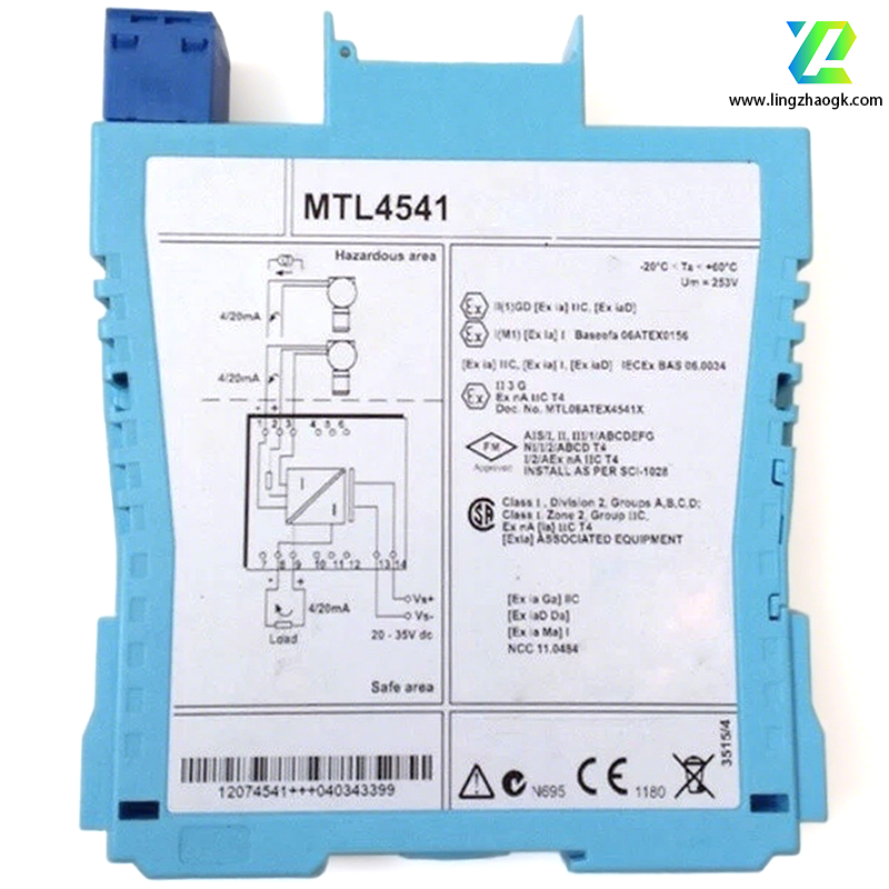 MTL安全栅/伊顿安全栅MTL4541模拟量输入隔离栅