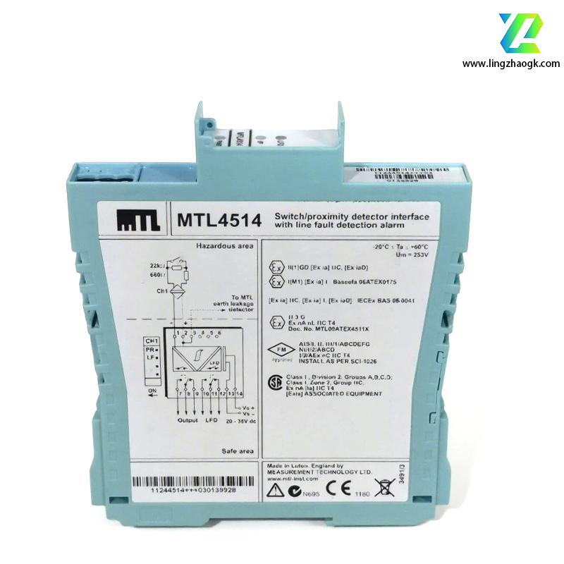 MTL安全栅/伊顿安全栅MTL4514  单通道开关量输入隔离栅