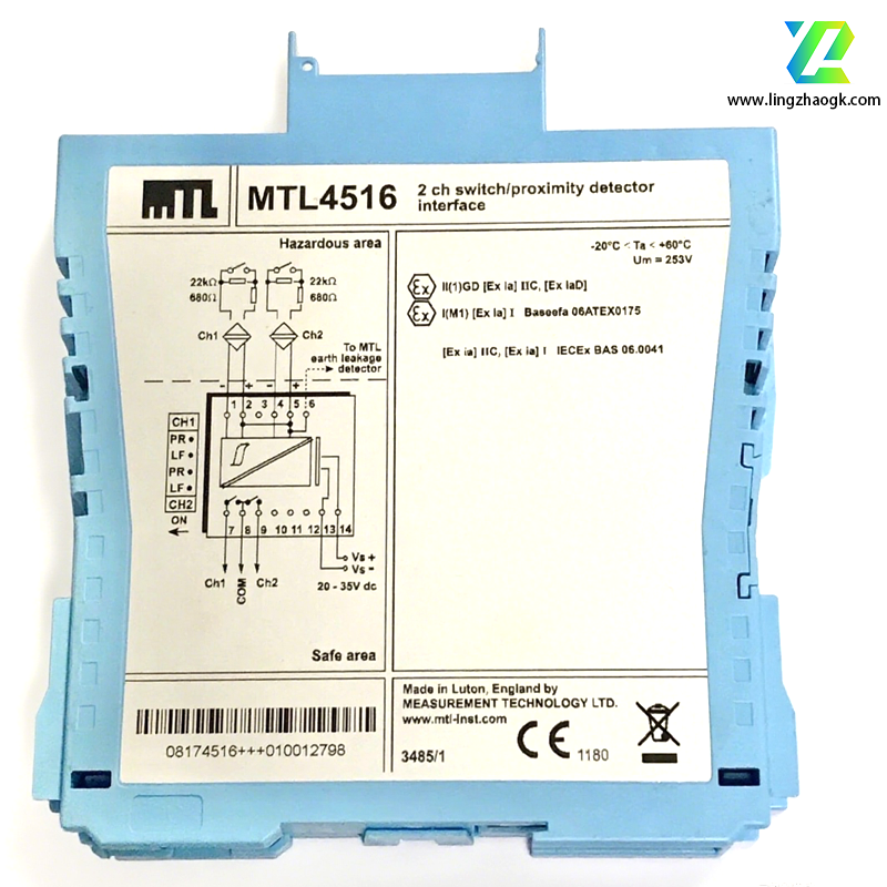 MTL安全栅/伊顿安全栅MTL4516   开关 / 接近探测器接口